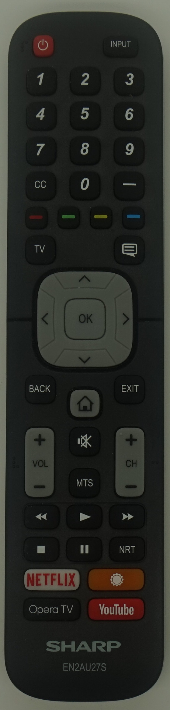 TVParts.ca Sharp EN2AU27S Original Smart TV Remote Control