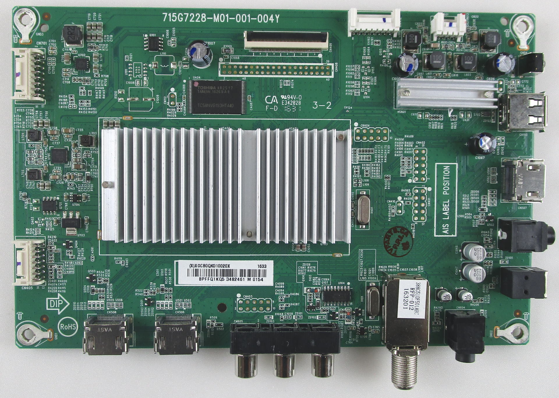 TVParts.ca Sharp 756TXGCB01K0100 Main Board for LC50LB481C