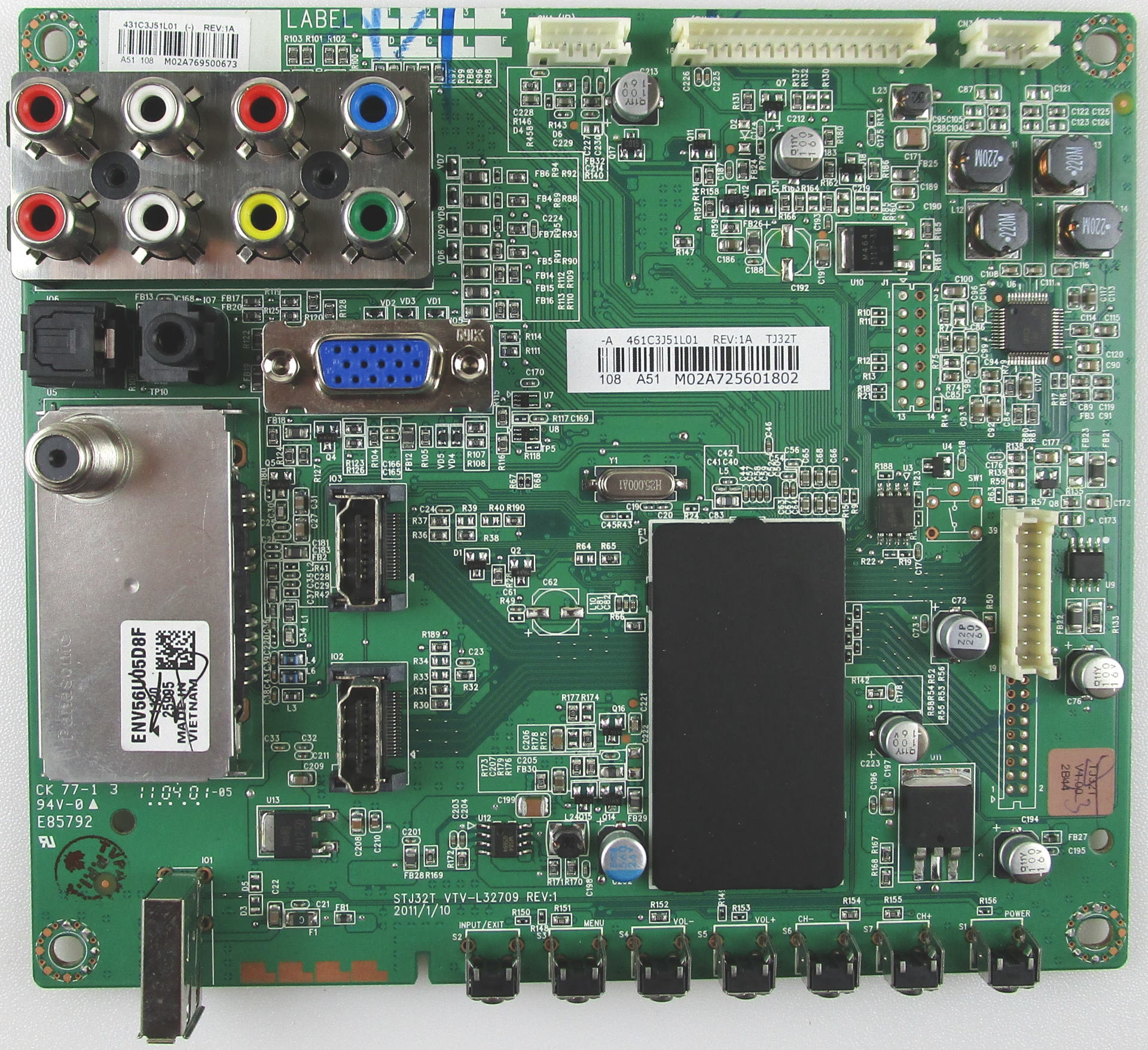 TVParts.ca TOSHIBA 75023520 / 431C3J51L01 MAIN BOARD FOR 32C110U
