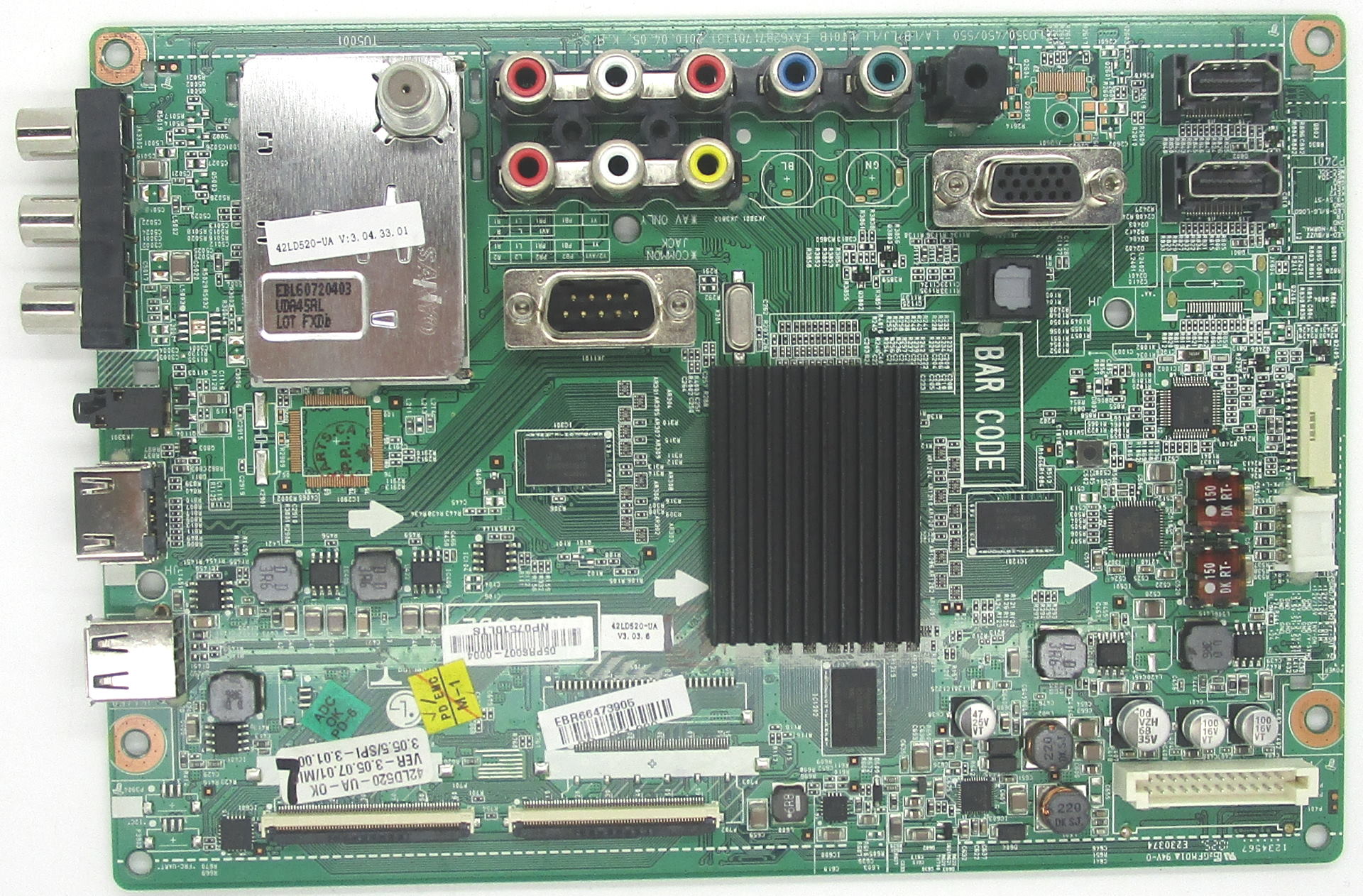 TVParts.ca LG EBR66473905 MAIN BOARD FOR 42LD520UA