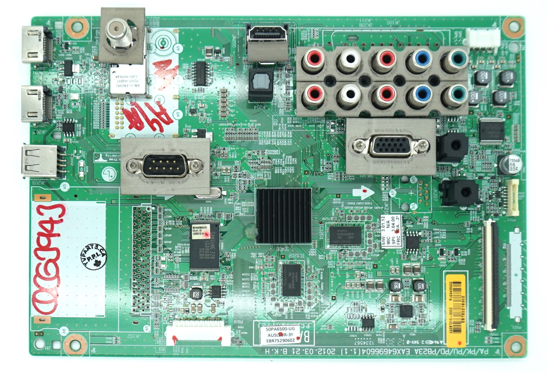EBT63853402 LG Main Board, EBT63853403, 55UF6800