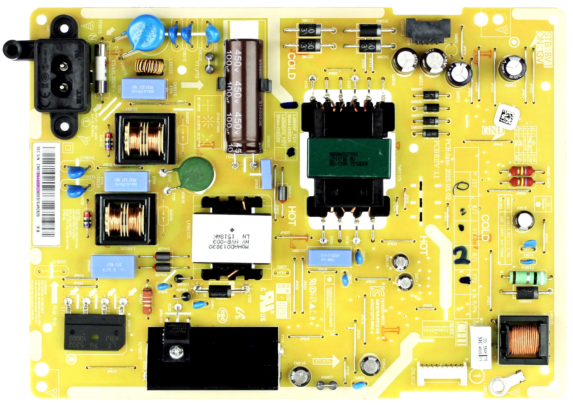 TVParts.ca BN4400852A Samsung Power Supply Unit / LED Board