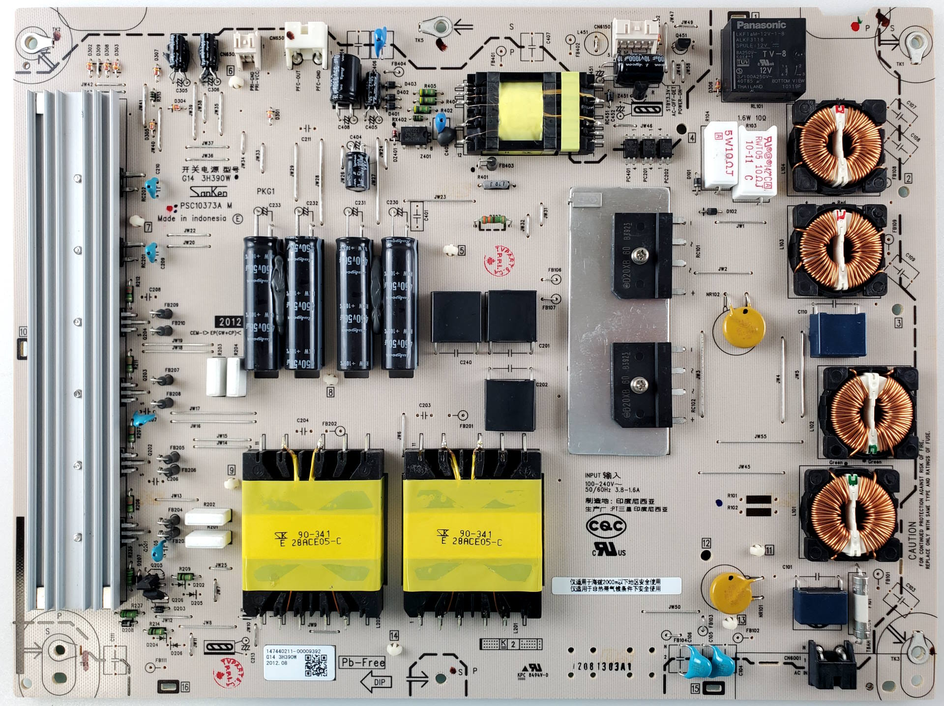 XBR75X950H Power Supply AP-P410BM main image 1
