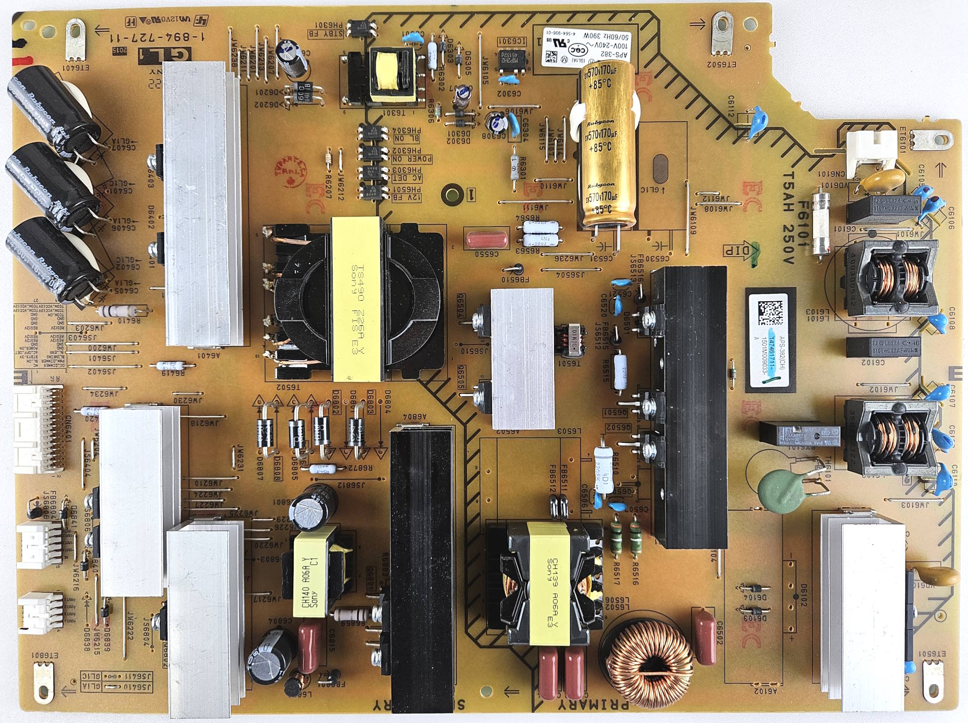 その他 SONY 2C-46GIG2B TVParts.ca - Sony 1-474-617-11 GL1 Power Supply Board